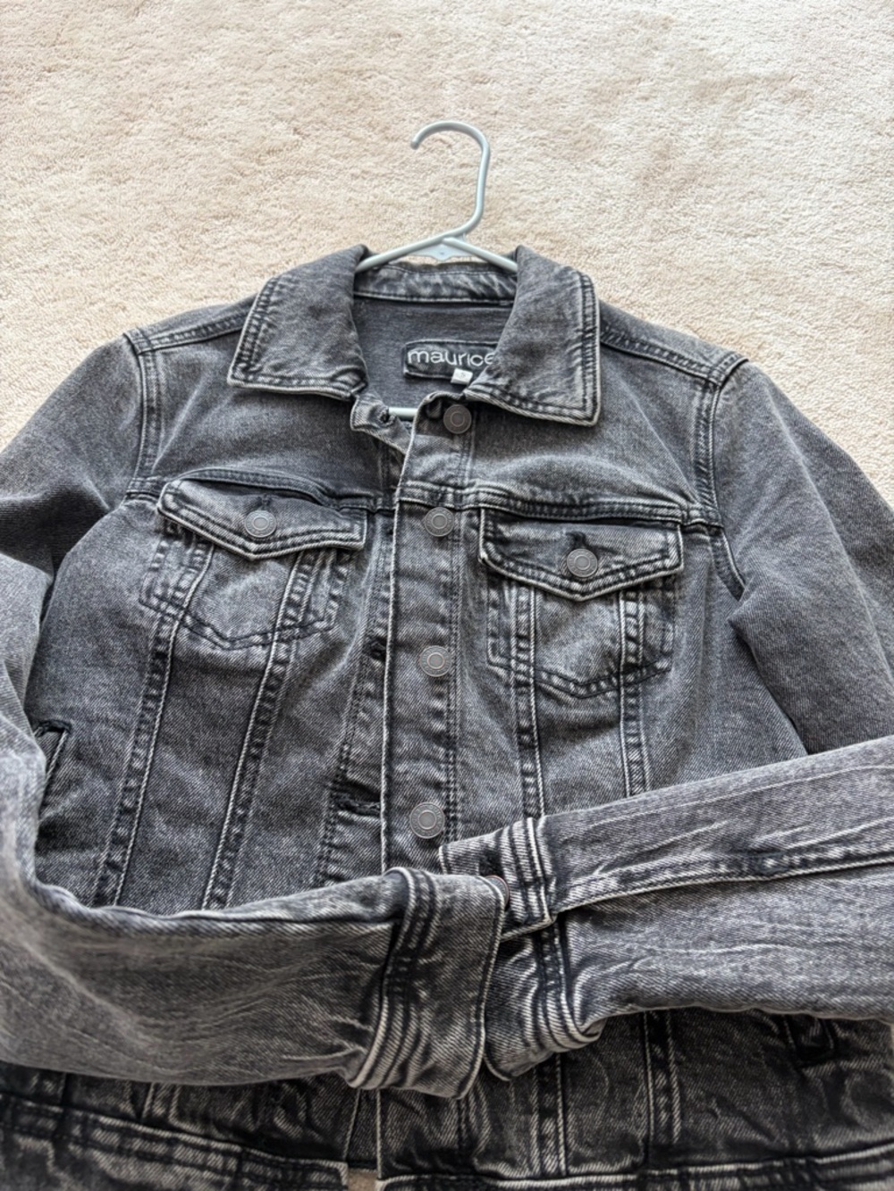 Maurices Charcoal Gray Knit Jacket